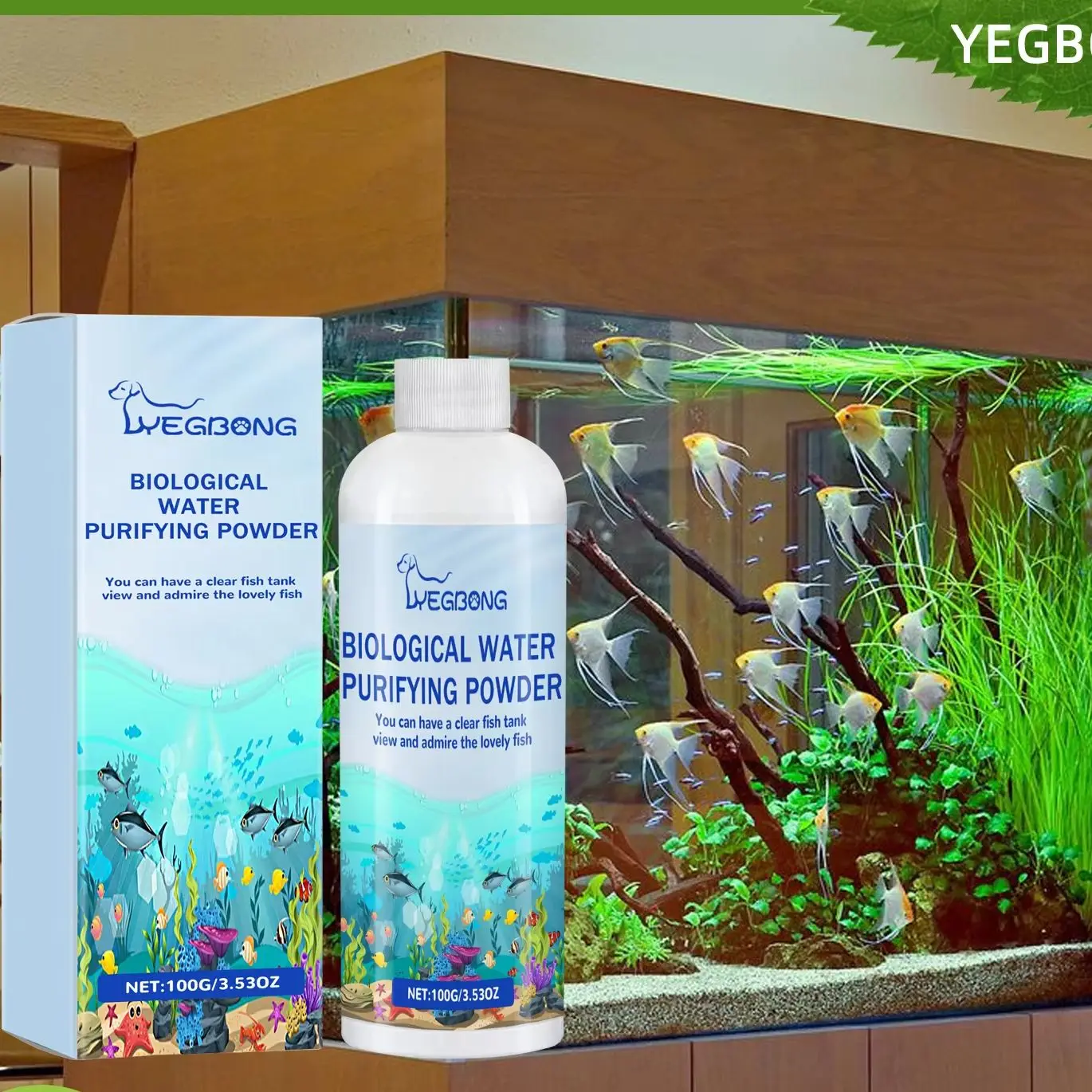 Planted Aquarium Algae Control - Poudre biologique de contrôle des algues