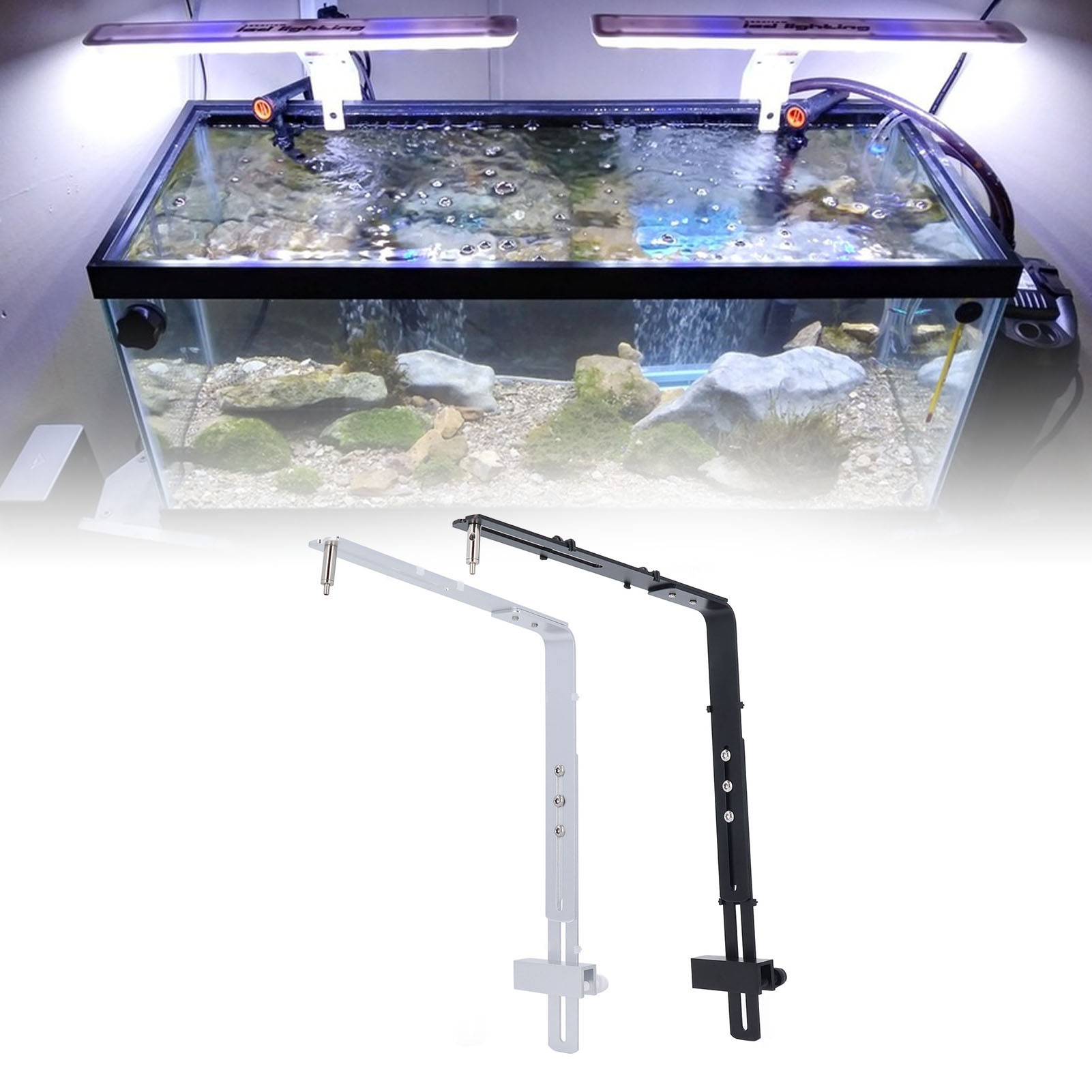Aquarium Plant Holder - Support de lampe d'aquarium, support de