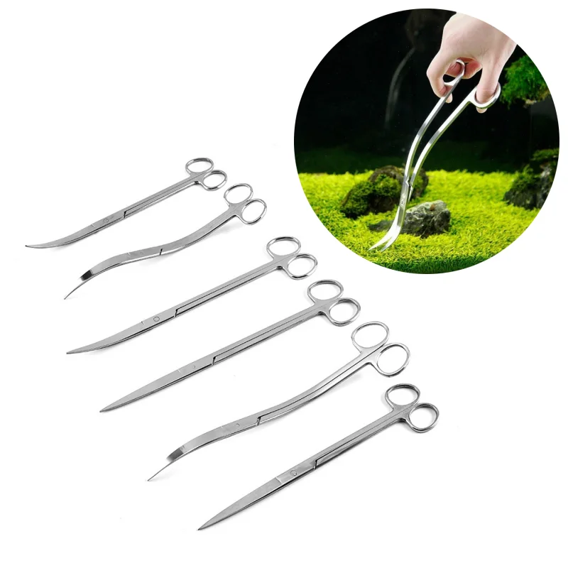 Aquarium Plant Holder - Outils de ciseaux d'aquarium, pincettes pour
