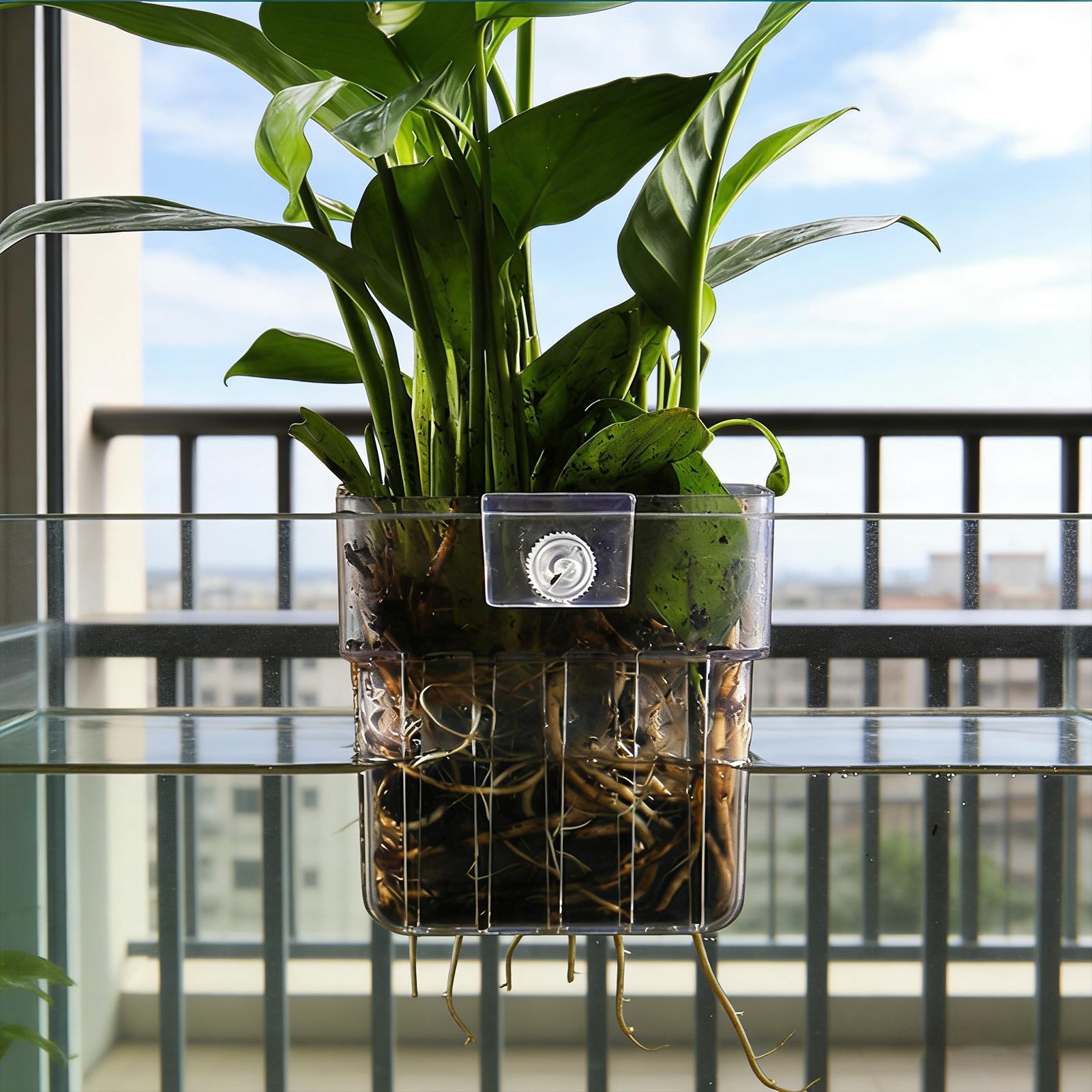 Pot transparent suspendu pour  - Plant Aquarium Pot avis et prix