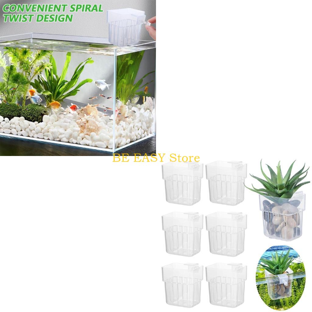 Jardinière hydroponique suspen - Aquarium Plant Holder avis et prix