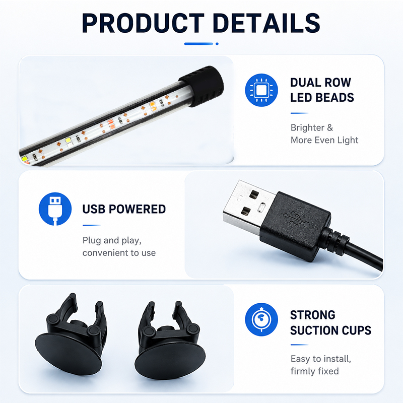 Bande lumineuse LED pour aquar - Aquarium Plant Substrate avis et prix