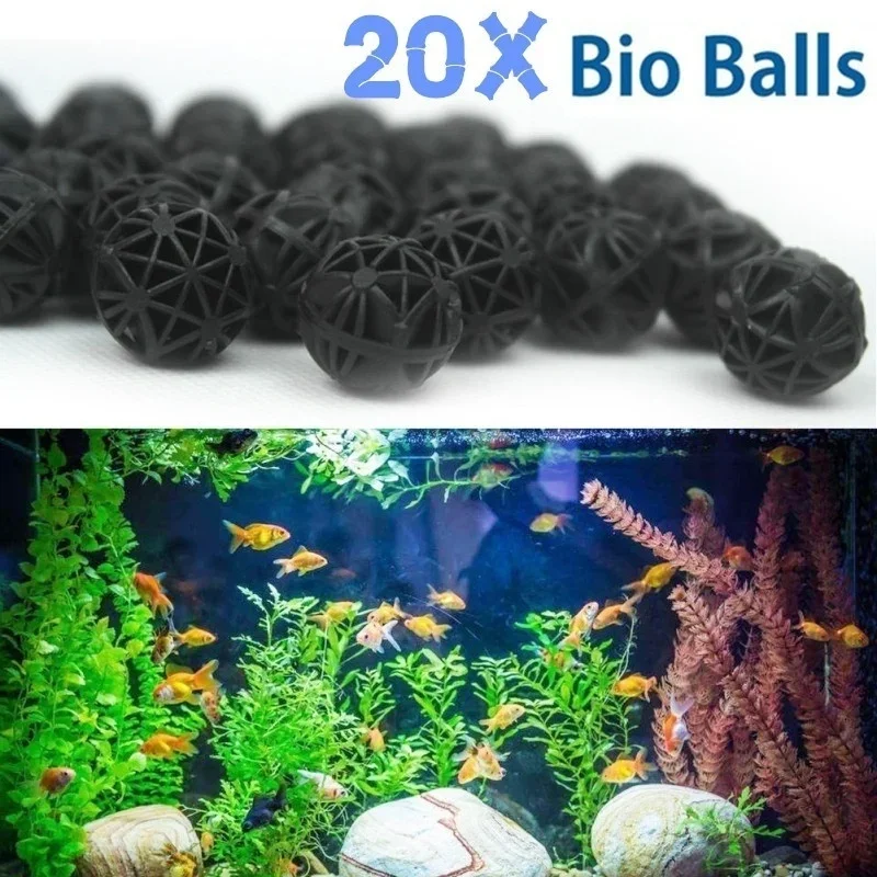 20 pièces de boules bio de 16  - Aquarium Planted Tank Filter avis et prix